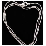 Silver 4.23g Chain 18''