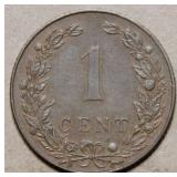 Netherlands 1904 One Cent
