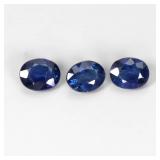 Oval Natural Heated Royal Blue Sapphire Madagascar