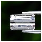 1.32ct Octagon Natural Very Light Pink Morganite -