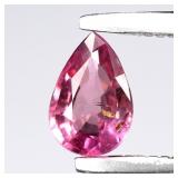 0.32ct 5.2x3.5mm Pear Natural Pink Sapphire - Unhe