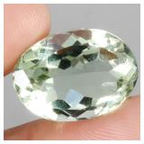 Oval Cut Natural Top Rich Green Amethyst Brazil 8.