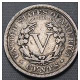 USA Liberty Head 5 Cents 1904