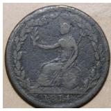 Canada WE-8A3 Wellington 1814 Half Penny Token BR9