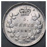 Canada 5 Cents 1897