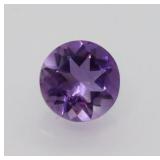 1.1-1.45ct Round Cut Amethyst