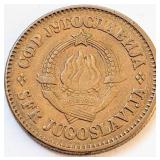 SFR Yugoslavia 1978 Tito 50 PARA coin 25.5mm brass