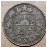 Latvia 2 Santimi 1928