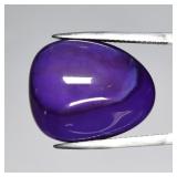 34.16ct 20.7x17mm Free Form Cabochon Natural Purpl