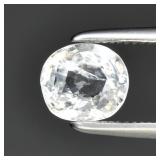 0.69ct 5.8x5mm Cushion Natural Very Light Green To