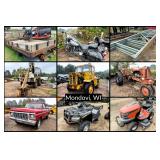 Conrad's Auto Salvage Inventory Reduction - Backhoe, Trailers, Pallet Racking, Shelving & More!
