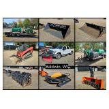 2023 Dustless Blasting Trailer, 2016 Ford F350 Diesel Plow Pickup, Kubota SVL Skid Steer, & More