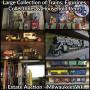 Estate of Robert D. Weber, Large Collection of Trains, Assorted Figurines and Household