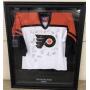 1996-97 Flyers team signed jersey in frame
