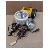 2 SPOT LIGHTS & FLASHLIGHT