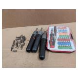 BITS & ELECTRIC SCREW DRIVERS-NO CHARGER