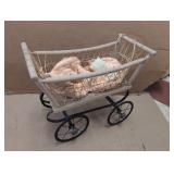 VINTAGE DOLL BABY CARRIAGE