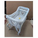 WICKER BABY CRIB
