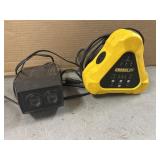 BATTERY CHARGER & INFRA RED BURGLER  ALARM