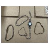 WATCH & BRACLET MARKED 925