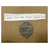 VINTAGE 1935 GERMAN MILITARY PIN