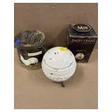 3 DECORATIVE CONTAINERS