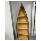 BOAT SHAPED DISPLAY CABINET