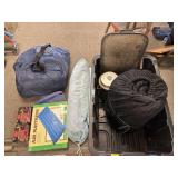 SLEEPING BAG, TENT AND CAMPING GEAR