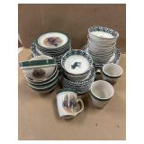 3 BOXES OF MOOSE DISHWARE
