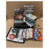 VHS & DVD MOVIES & PLAYER