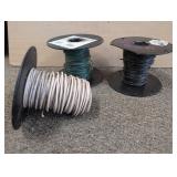 3 PARTIAL ROLLS OF WIRE