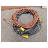 2 50' EXTENSION CORDS