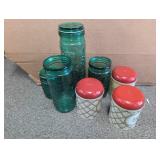 VINTAGE STORAGE CONTAINERS