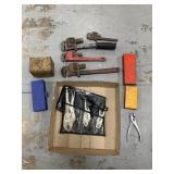 PIPE WRENCHS, VISE GRIPS & MISC TOOLS