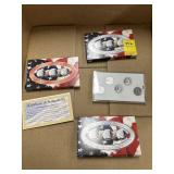 3 STATE QUARTER COLLECTOR SETS, '99, 2000, 2001
