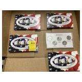 4 STATE QUARTER COLLECTOR SETS, '02, 03, 04, 05