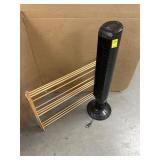 STAND UP FAN W/FOLDING DRYING RACK