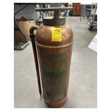 VINTAGE COPPER FIRE EXTINGUISHER