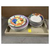 DECORATIVE DISHWARE & SERVING TRAY