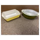 VINTAGE PYREX CASSEROLE DISHES