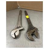 2 18' CRESCENT WRENCHS