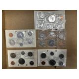 5 CANADIAN MINT COIN SETS, 1972, 1967, 1968, 1971