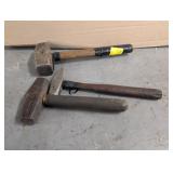 3 SLEDGE HAMMERS