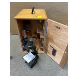 VINTAGE BAUSCH & LOMB MICROSCOPE W/CASE