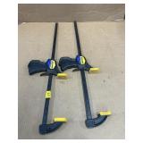 2 QUICK CLAMPS
