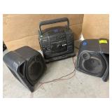 FISHER CASSETTE/CD PLAYER