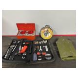 TOOL KIT, FOLDING SHOVEL & ROADSIDE MARKERS