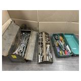 2 TOOL BOXES W/TOOLS