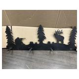 METAL ELK COAT RACK