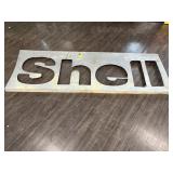 METAL SHELL SIGN